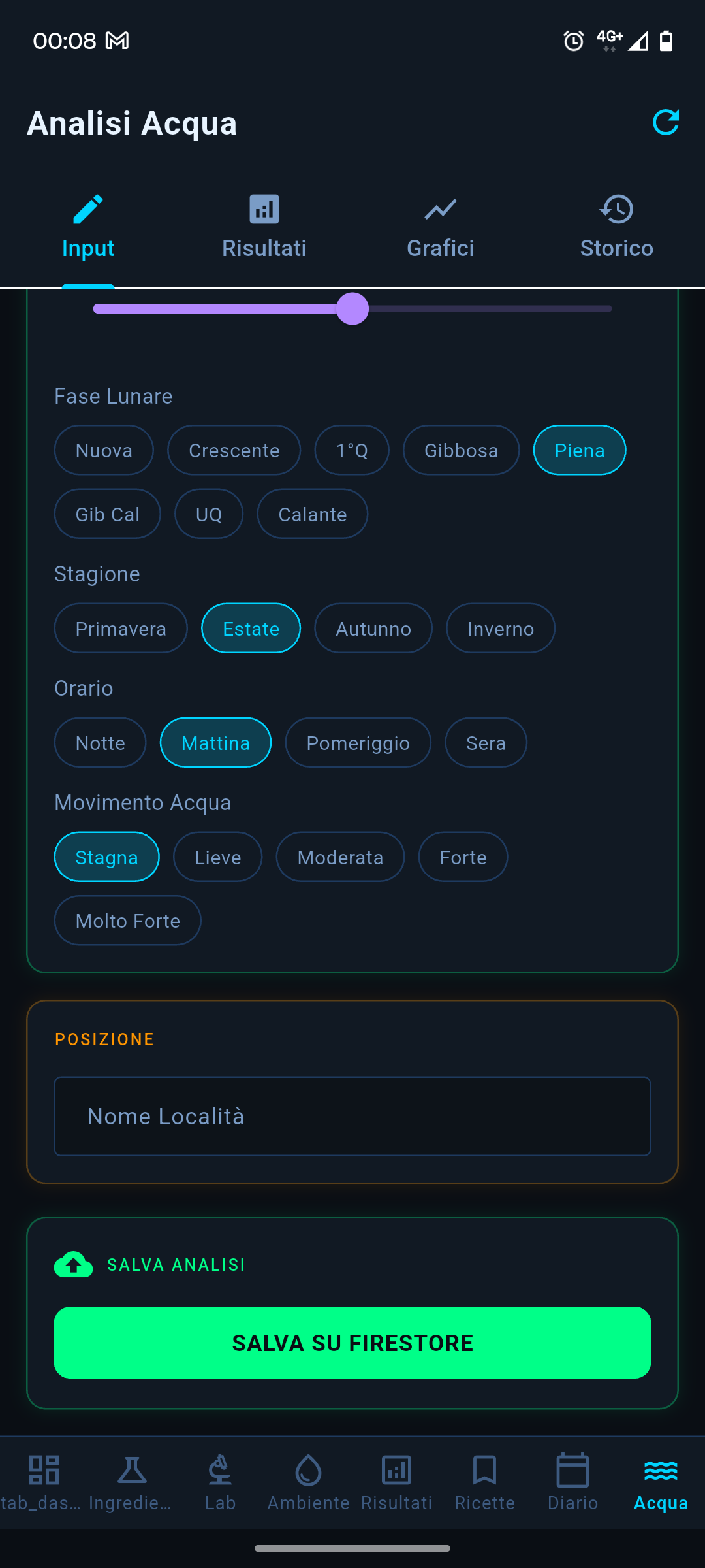 BoilesLab — Analisi acqua condizioni ambientali